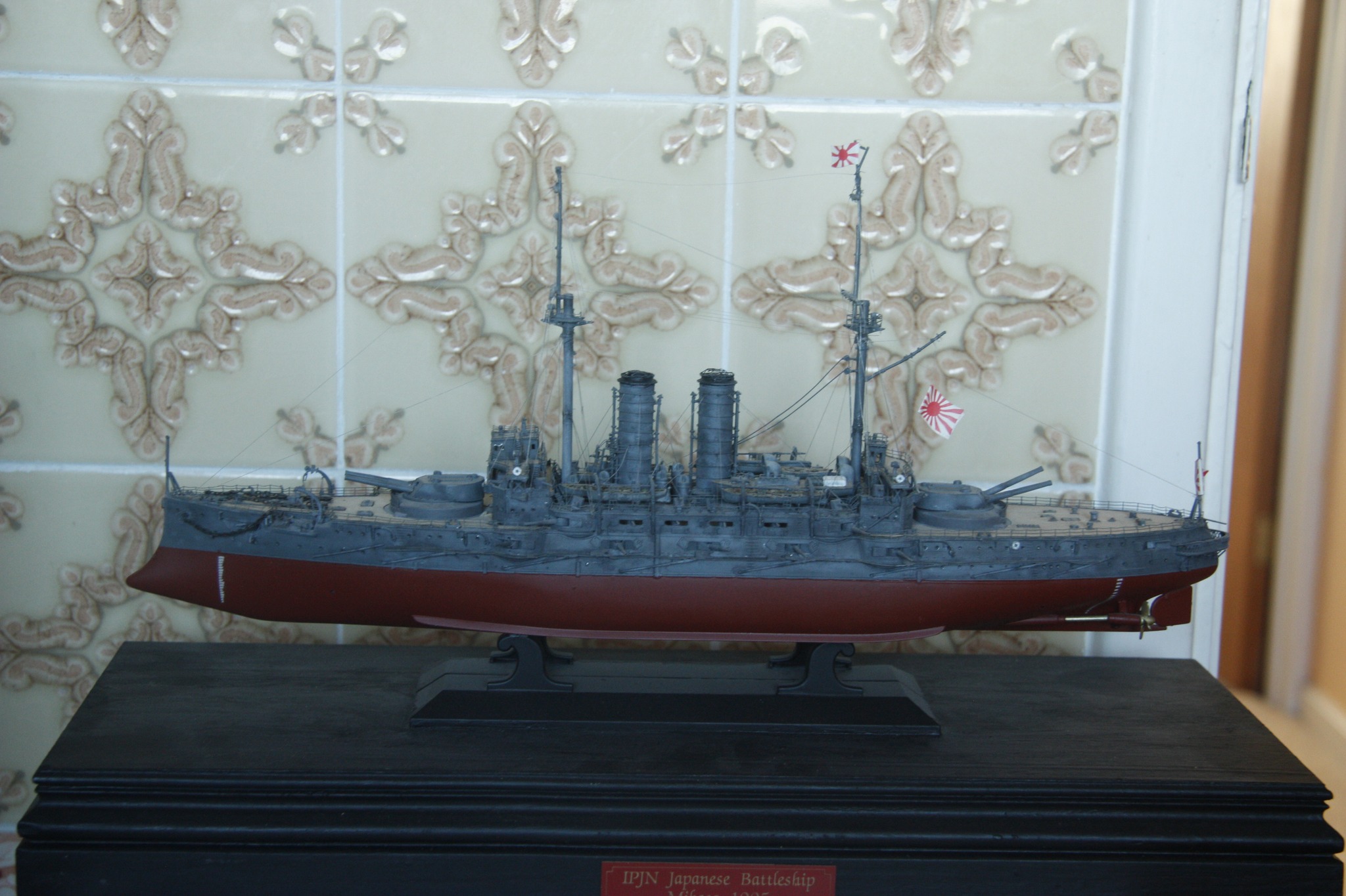 my MIKASA i built a number of years back in 1/350 scale Hasagowa