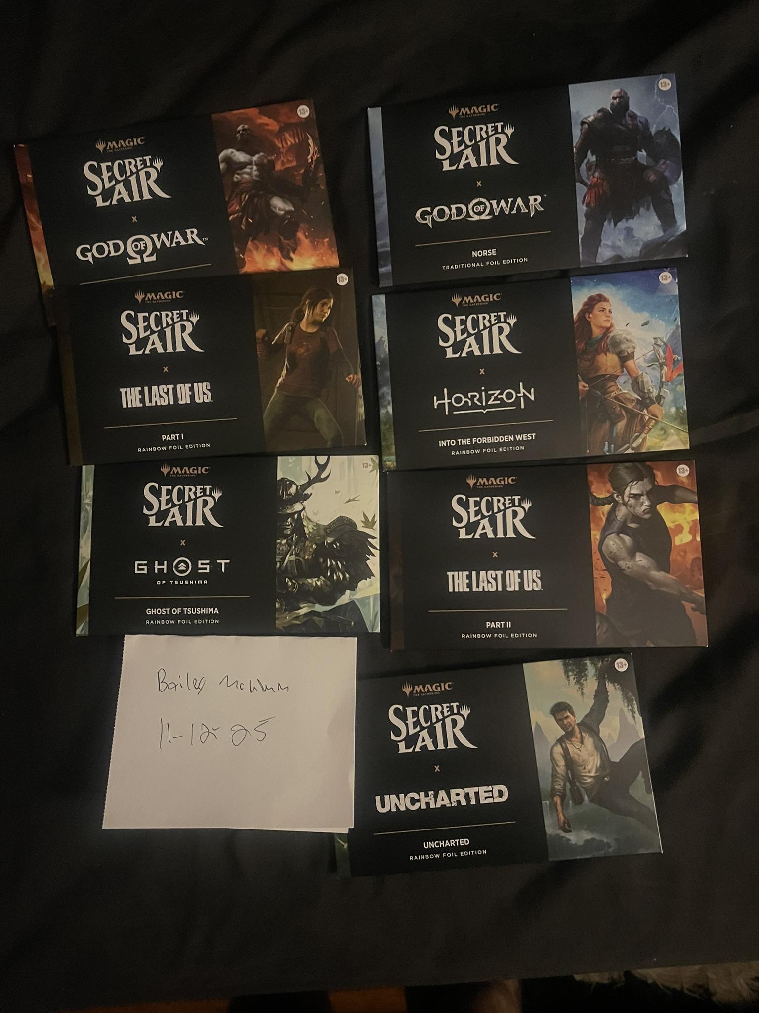 Looking to sell the entire trophy bundle FOIL of the PlayStation 