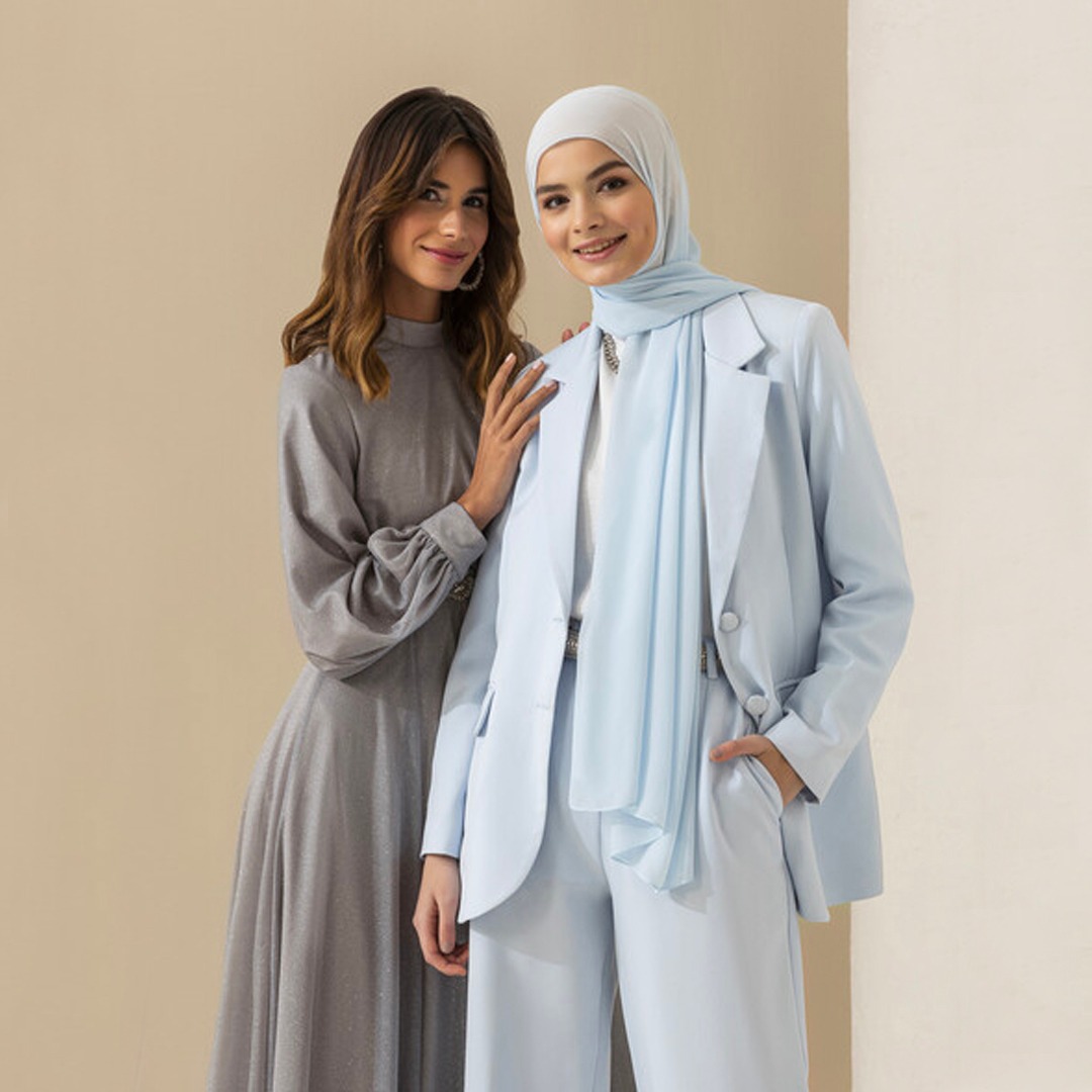 modanisa formal dresses The most beautiful suits, evening are on Modanisa.com and App! ﻿ ﻿﻿Left: ﻿ ﻿Dress: 8173267 ﻿ ﻿Right: ﻿﻿Jacket: 8155846 Pants: 8155853 Blouse: 7992282 Scarf: 425046 Wedding