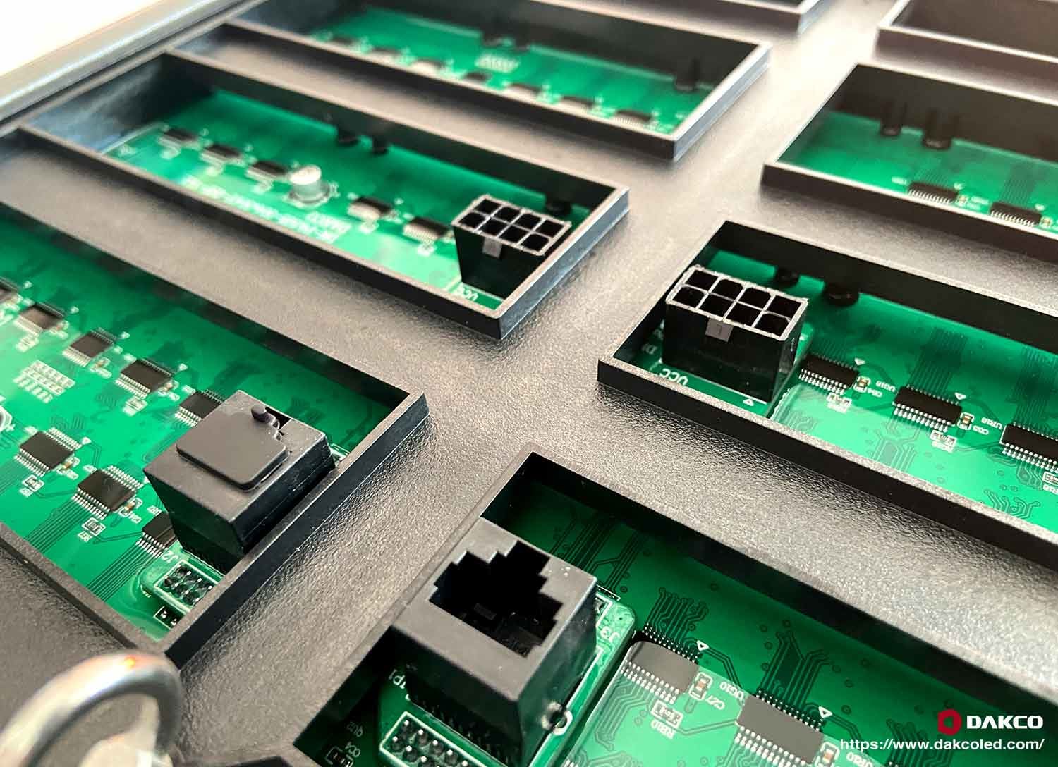 The power and signal of Genesis II... - Dakco LED Displays