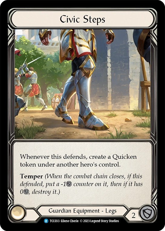 When to pop Quicken token in Flesh and Blood