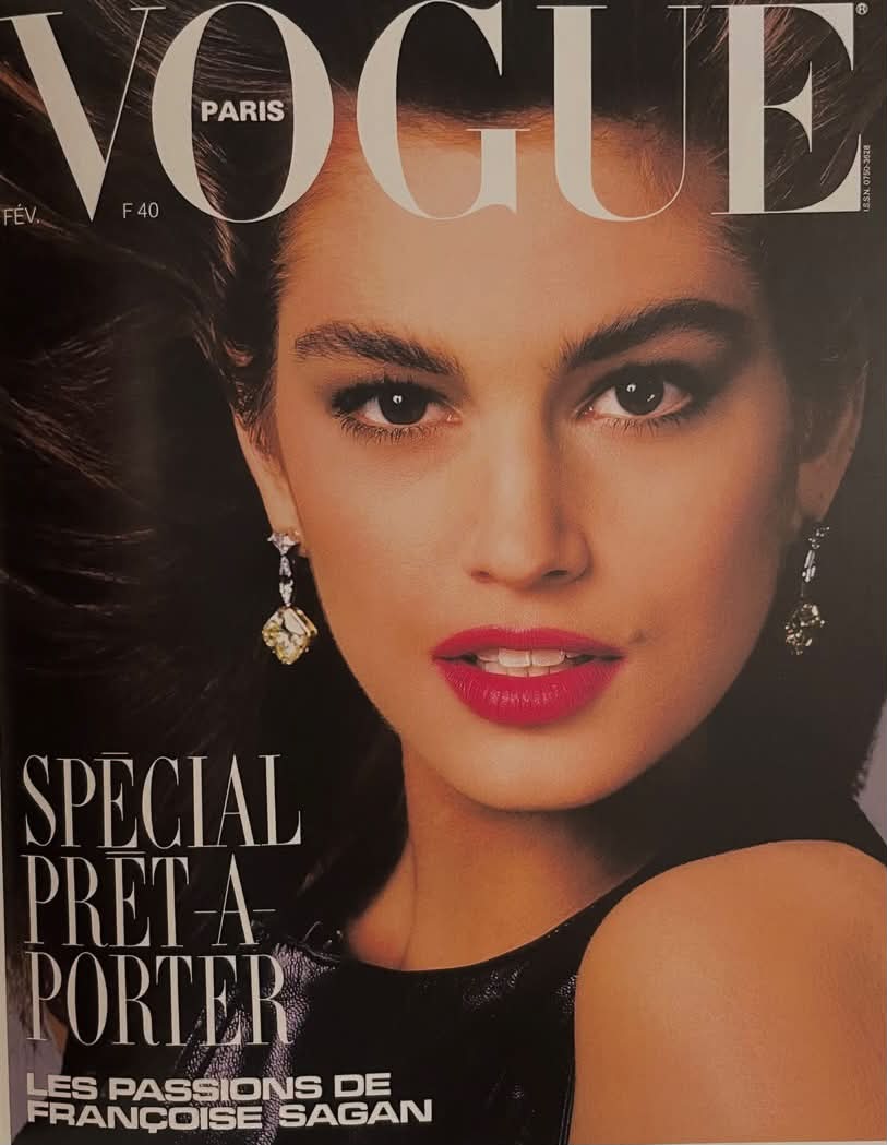 Cindy Crawford for “InStyle” March 2018.
