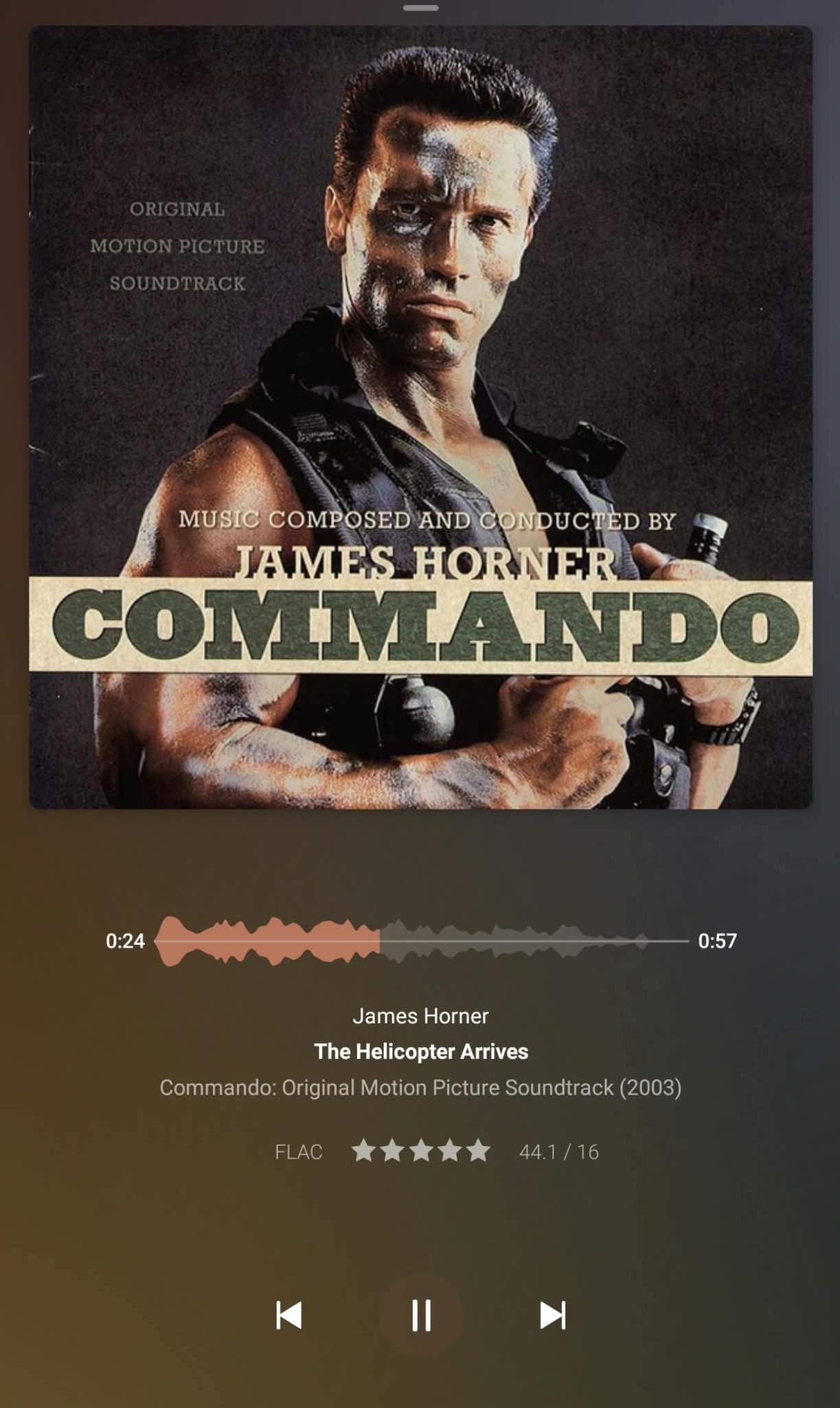 James Horner's Commando soundtrack analysis and appreciation
