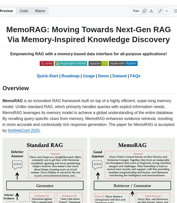 Chai - 🧠 MemoRAG: RAG ยุคใหม่ที่มี “ความจำ” RAG ปกติทำได้ดีเวลาเรามี ...