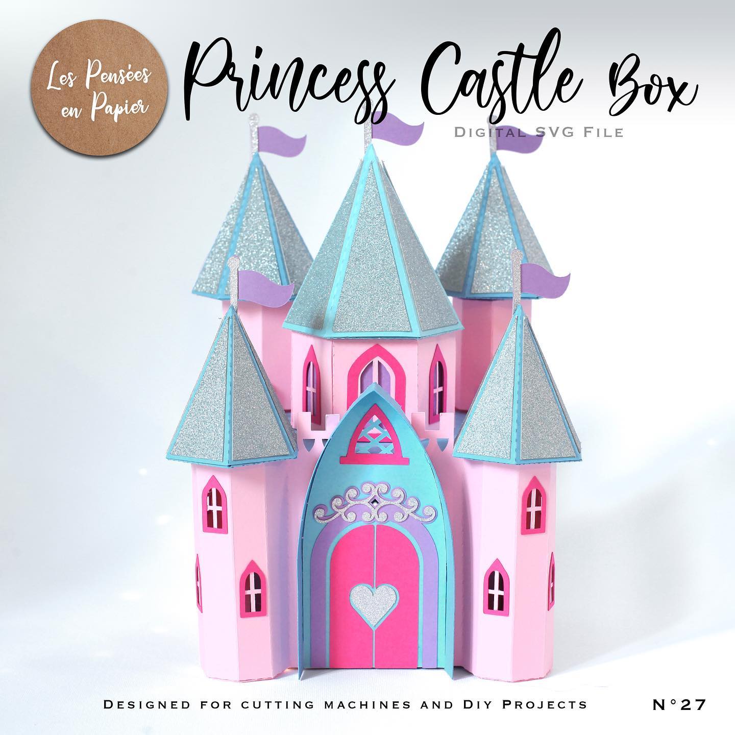 Lppsvg - 👑 NEW Design !!!! 💞 PRINCESS CASTLE BOX 🛍 SVG...