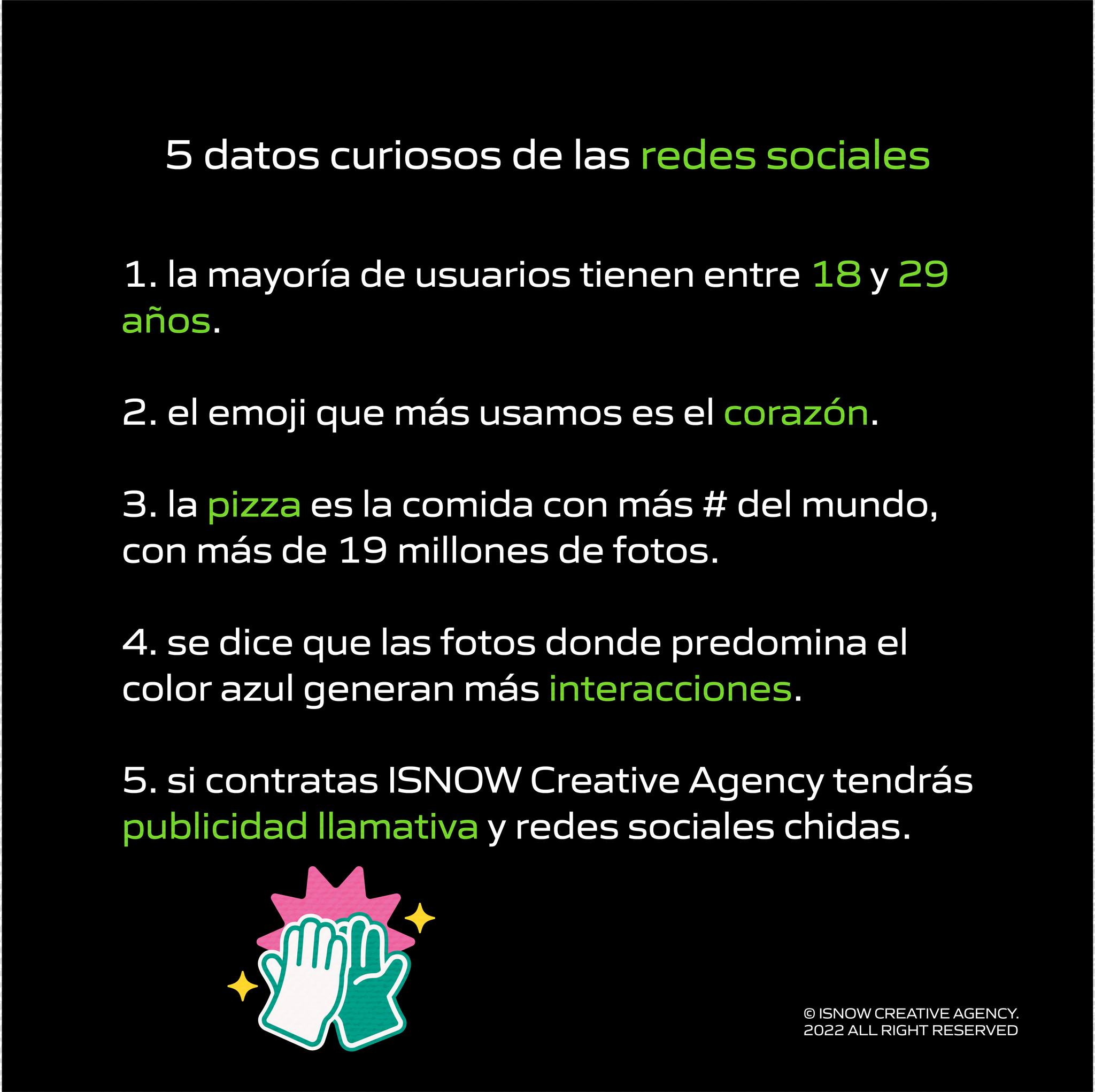 ISNOW - te apuesto a que no sabías estos 5 datos curiosos...