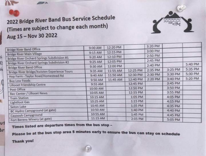 Miyazaki House - The Bridge River Band bus is running now...