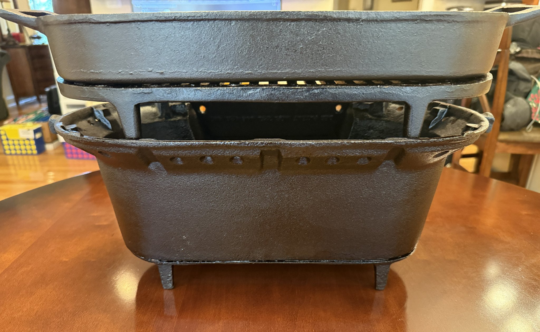 Birmingham Stove & Range BSR Cast Iron Sportsman Grill - Original with ...