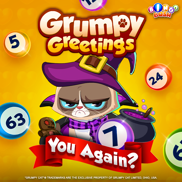 Bingo Bash - What Grumpy Halloween treat do we have for... | Facebook