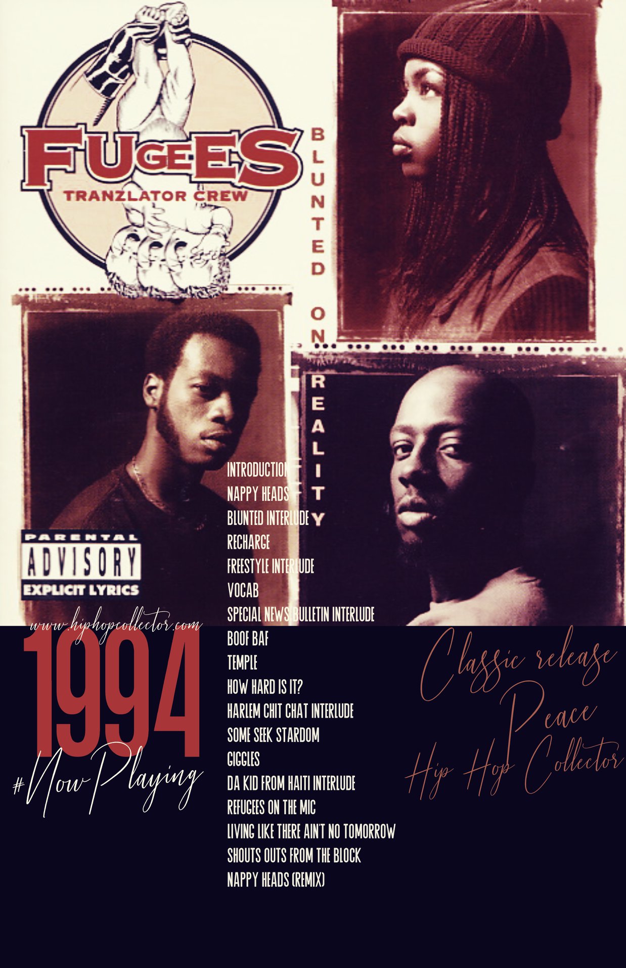 Fugees released their debut album 'Blunted On Reality' 32 years
