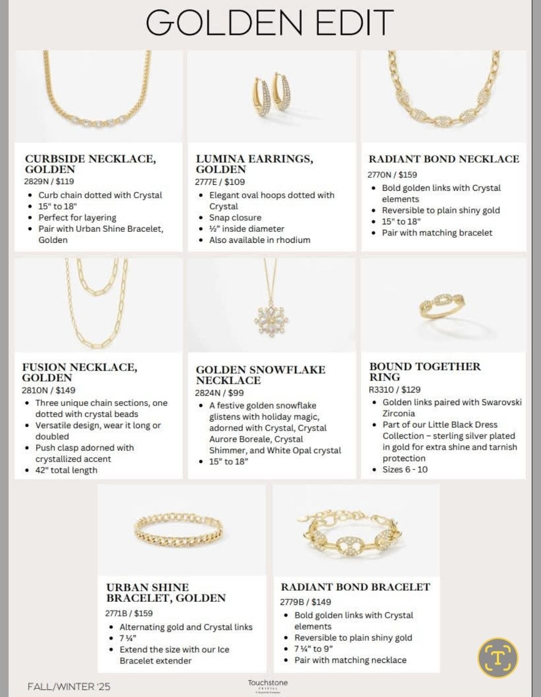 Fidia Gioielli Italian gold jewelry collection