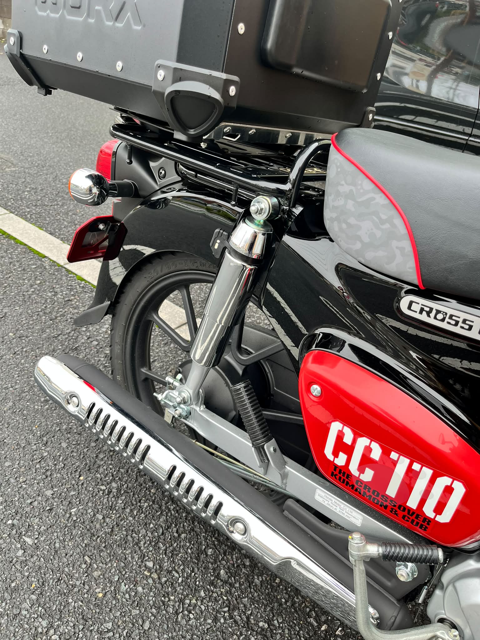 タイカブ 100ex HA06ですが、スピードメーターケーブルが破損しました