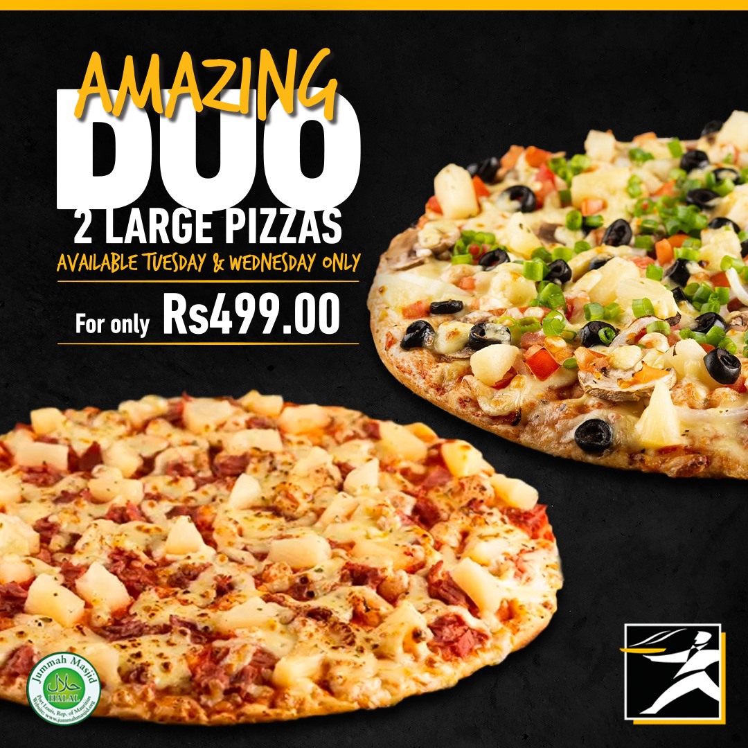 Start the week on an Amazing... Debonairs Pizza Mauritius