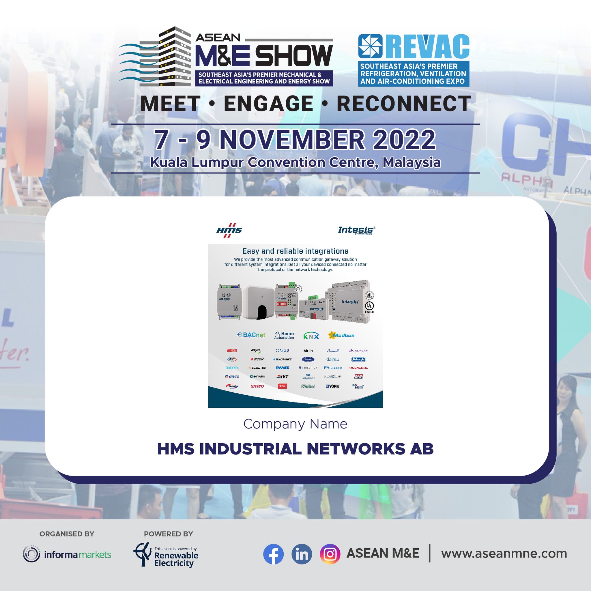 ENERtec Asia - [EXHIBITOR HIGHLIGHT] ASEAN M&E – REVAC is...
