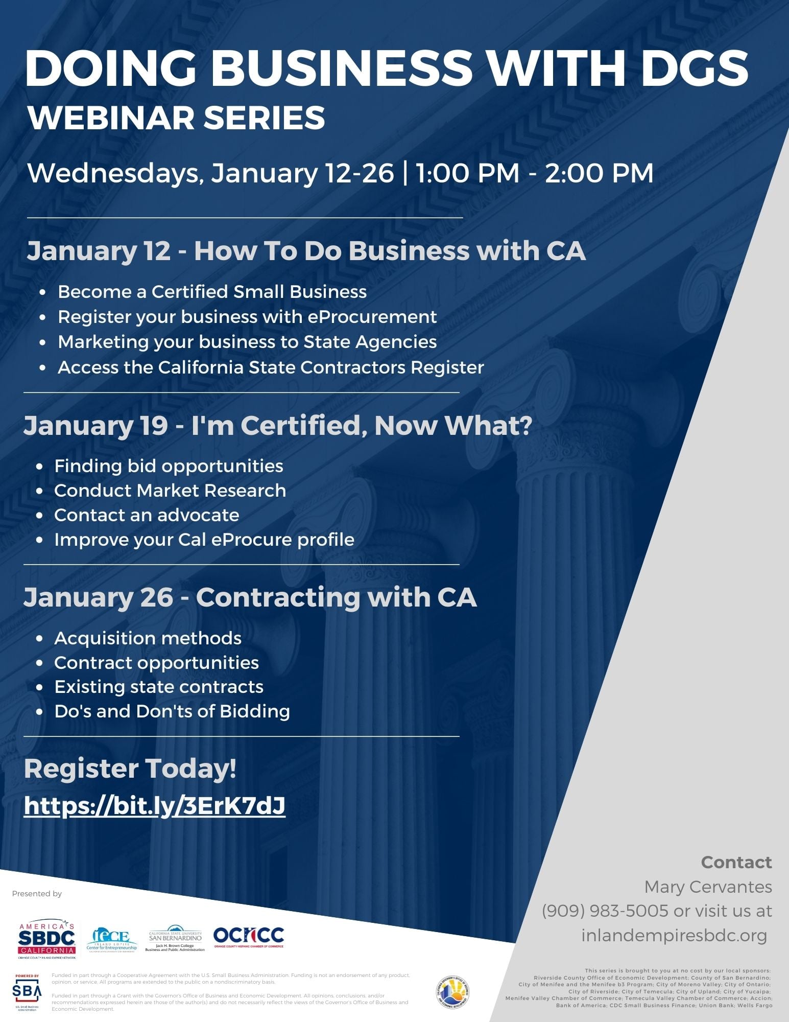 Riverside - Register today for the SBDC's Doing Business with the ...