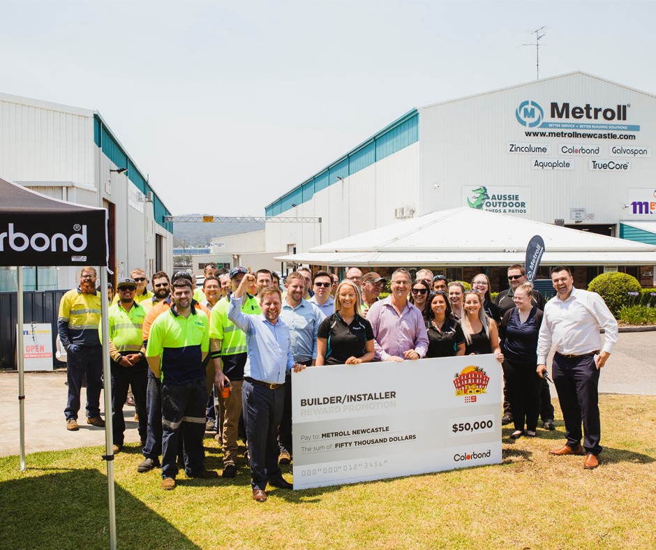 COLORBOND - Congratulations to Metroll Newcastle on winning our recent ...