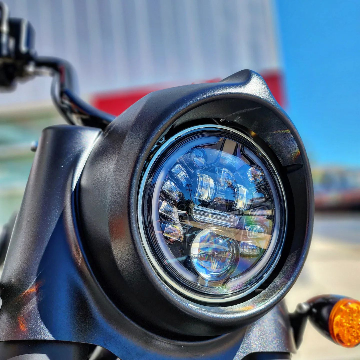 Indian Pathfinder Chrome Adaptive LED Headlight for sale