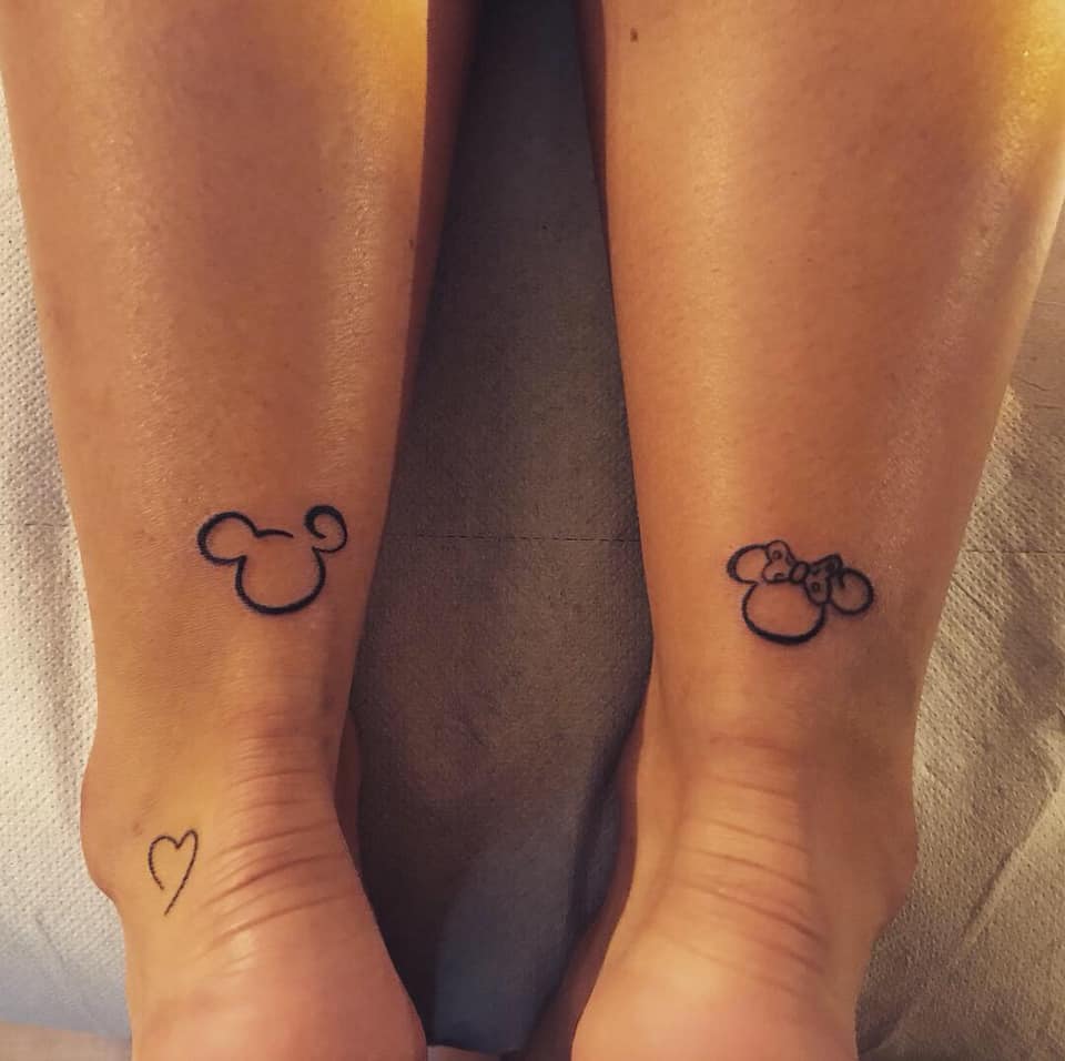Tatouage Tete Mickey Et Minnie