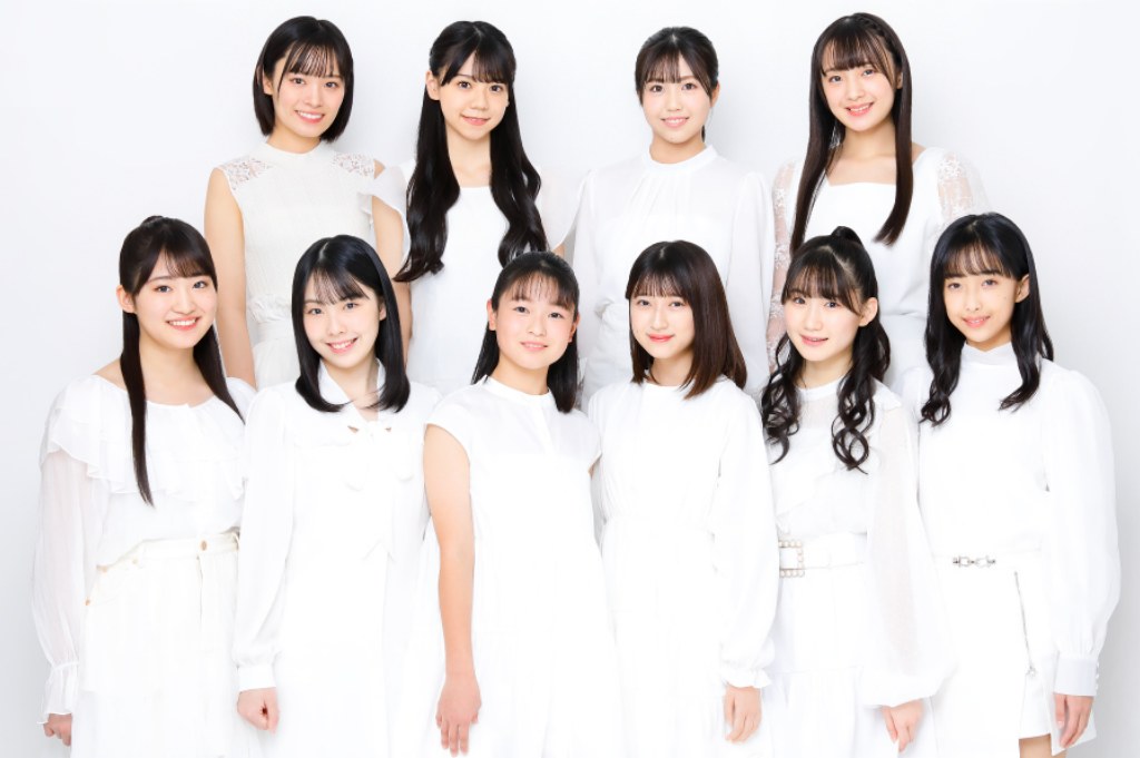 The eight-member idol group OCHA NORMA, belonging to Hello