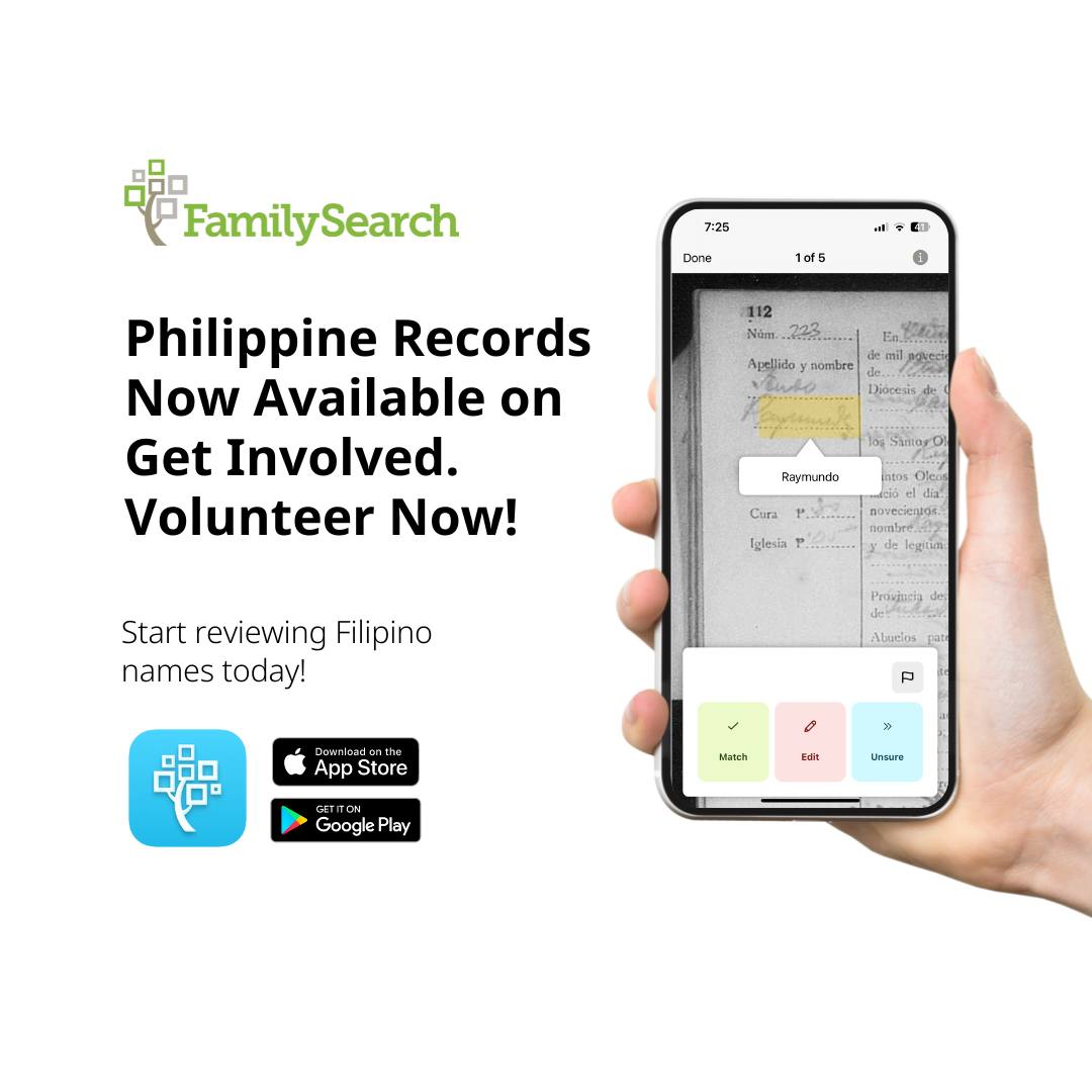 Have you ever thought of indexing using your phone? FamilySearch's Get ...