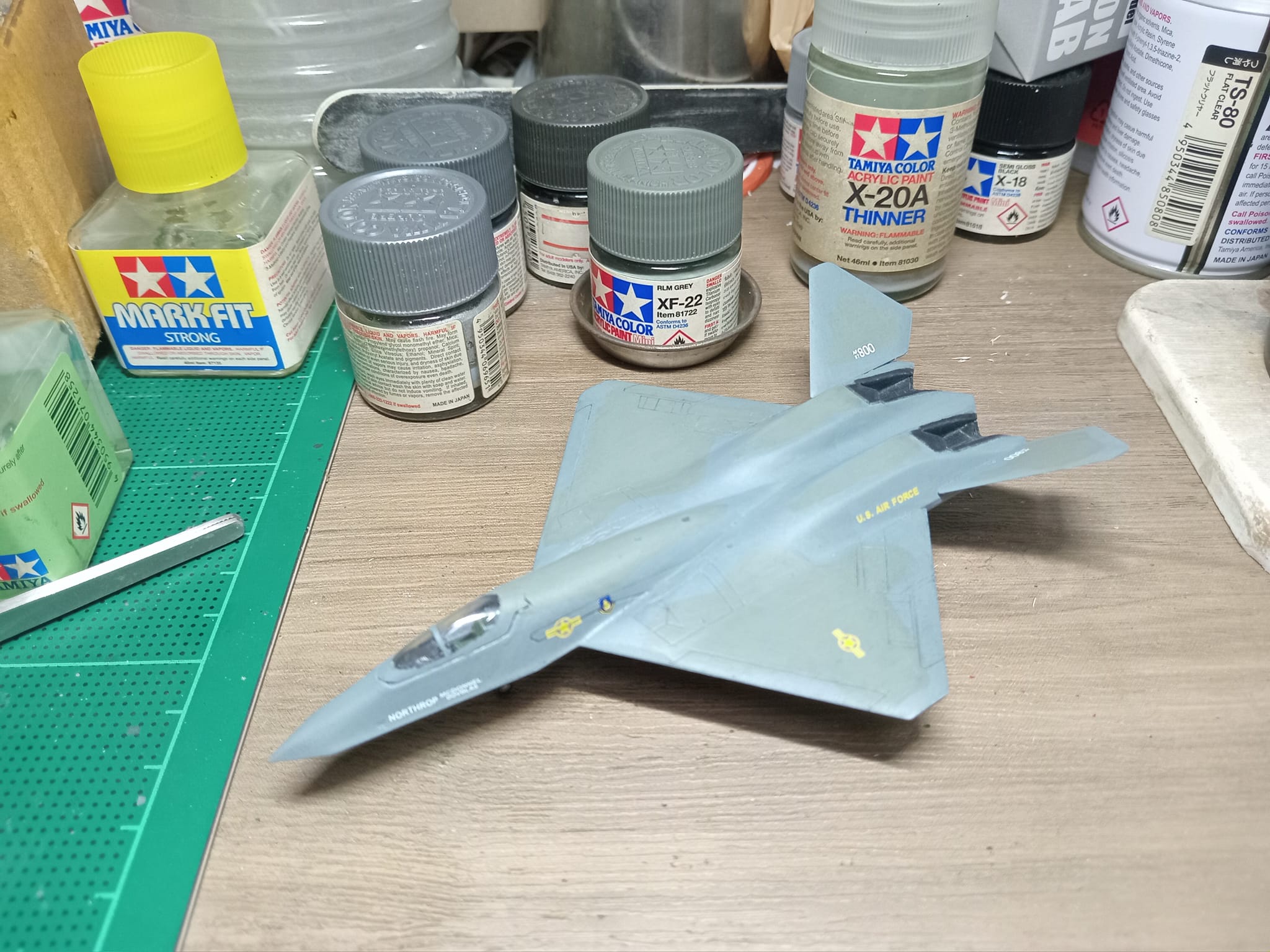 Trumpeter 1/144 YF-23 Black Widow model kit review