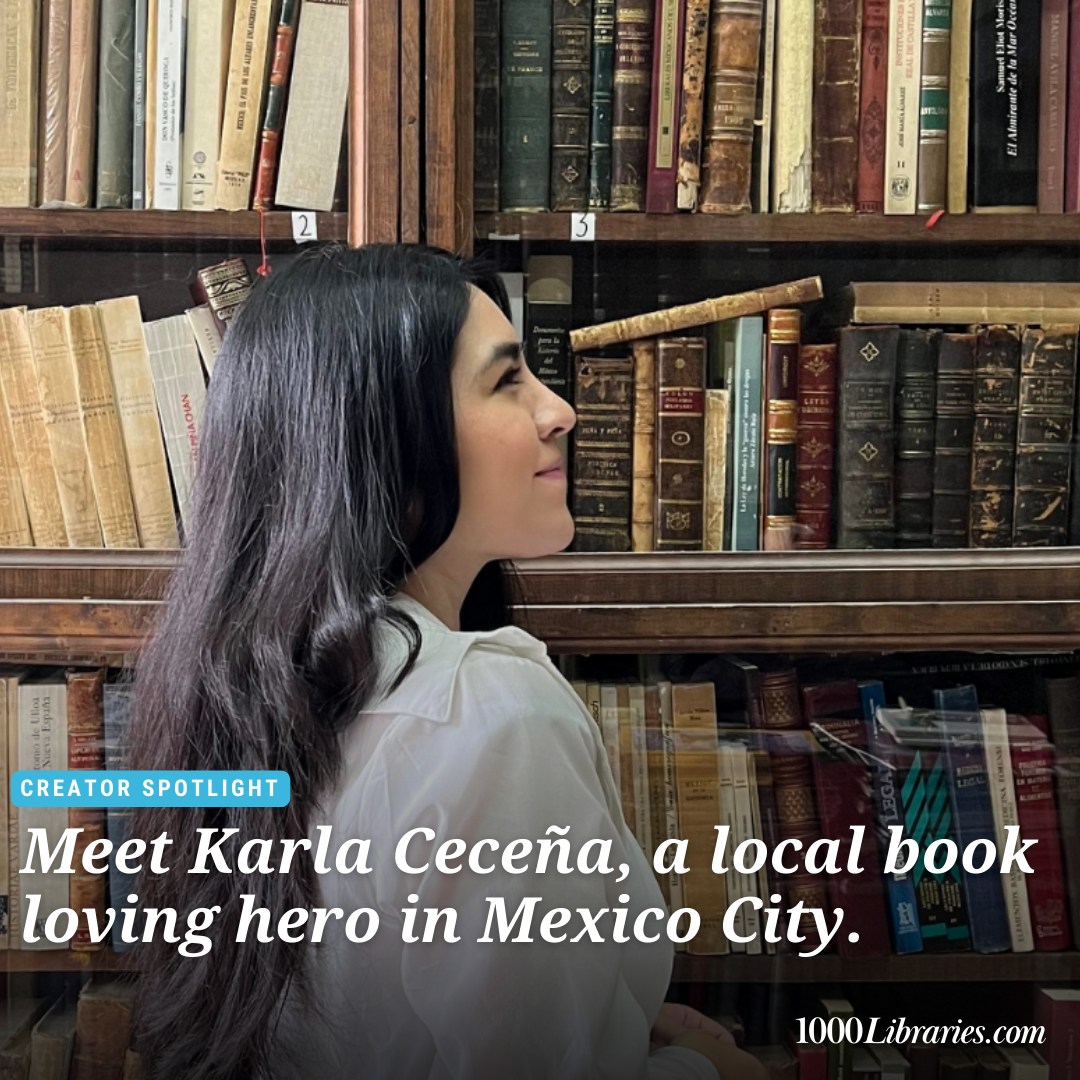 Meet Karla Cecena, the founder of Ciudad Literaria Mx, in Mexico