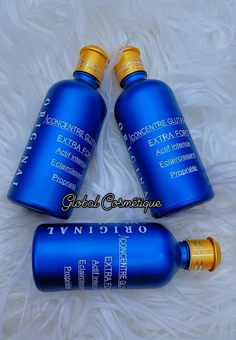 Concentré Gluta Fort Bleu - Soin éclaircissant & Hydratant Pour Le Corps - FPS 3 - 100 Ml