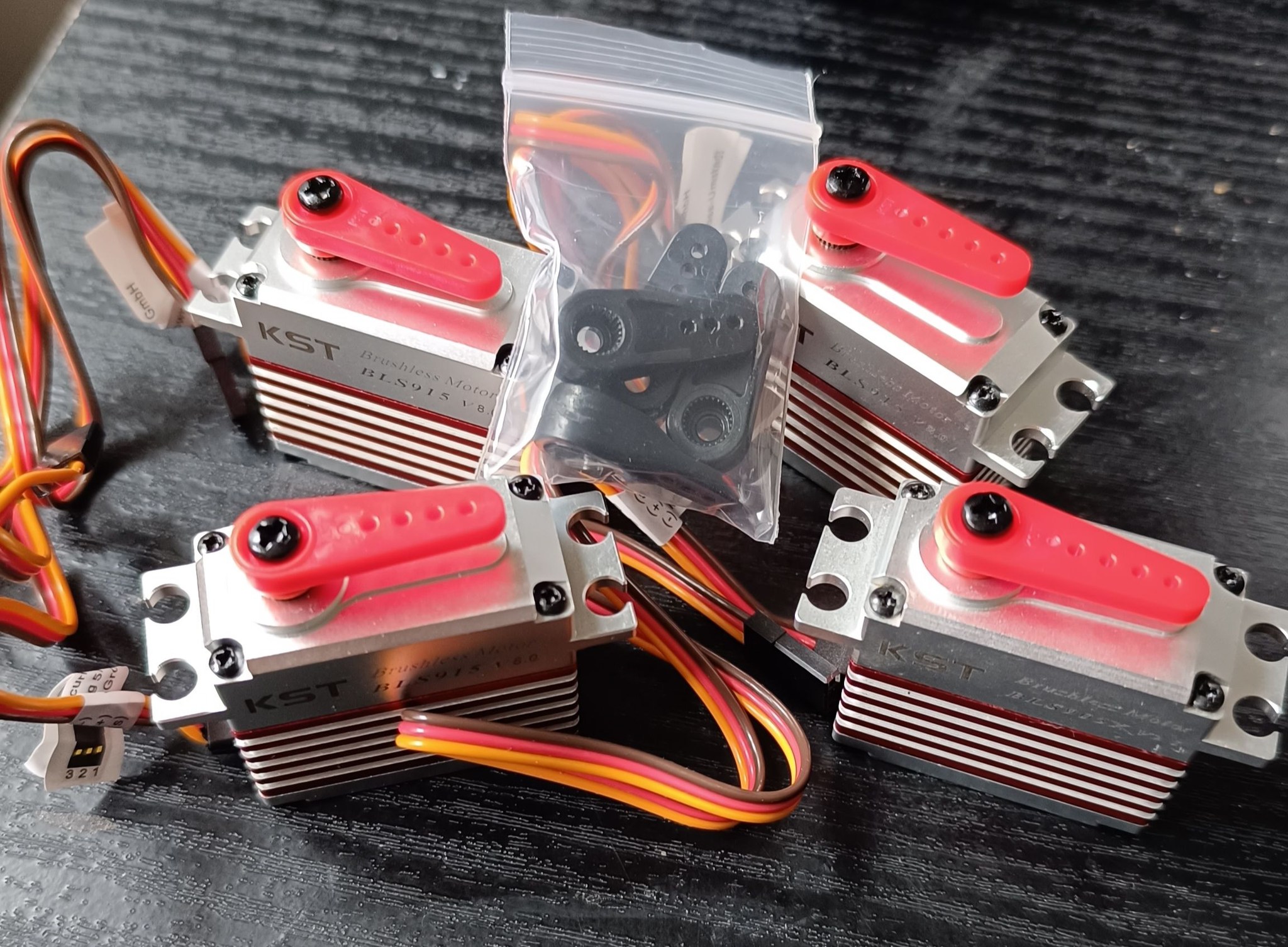Mikado VBar Evo with MKS servos on Goosky RS7