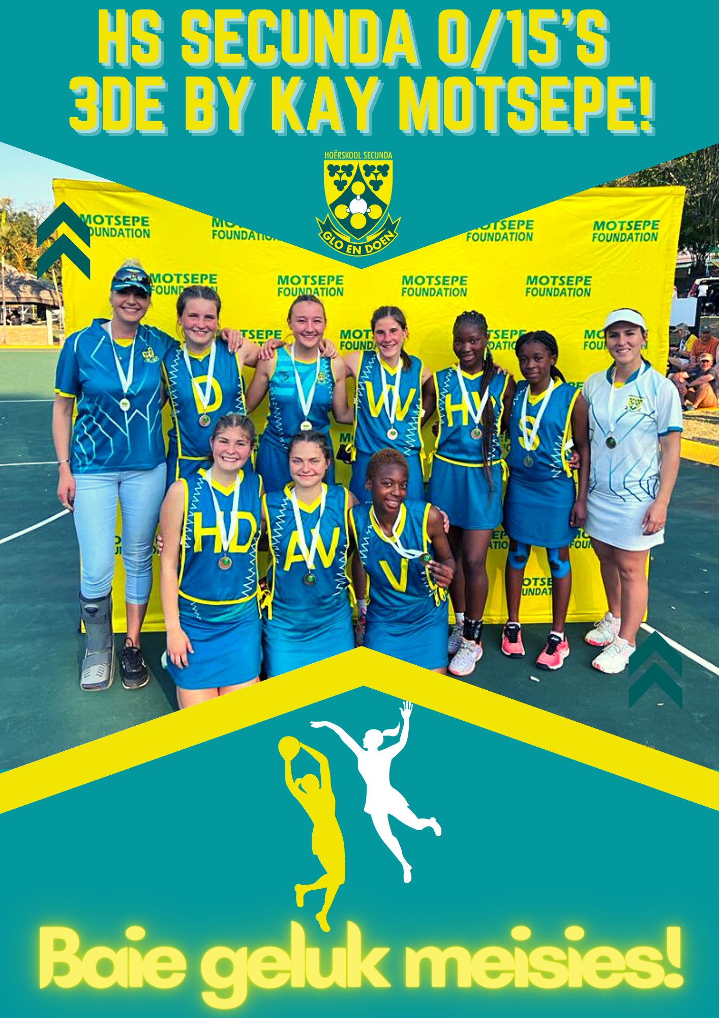 HS SECUNDA 0/15's 3de by Kay Motsepe!... - Hoërskool Secunda