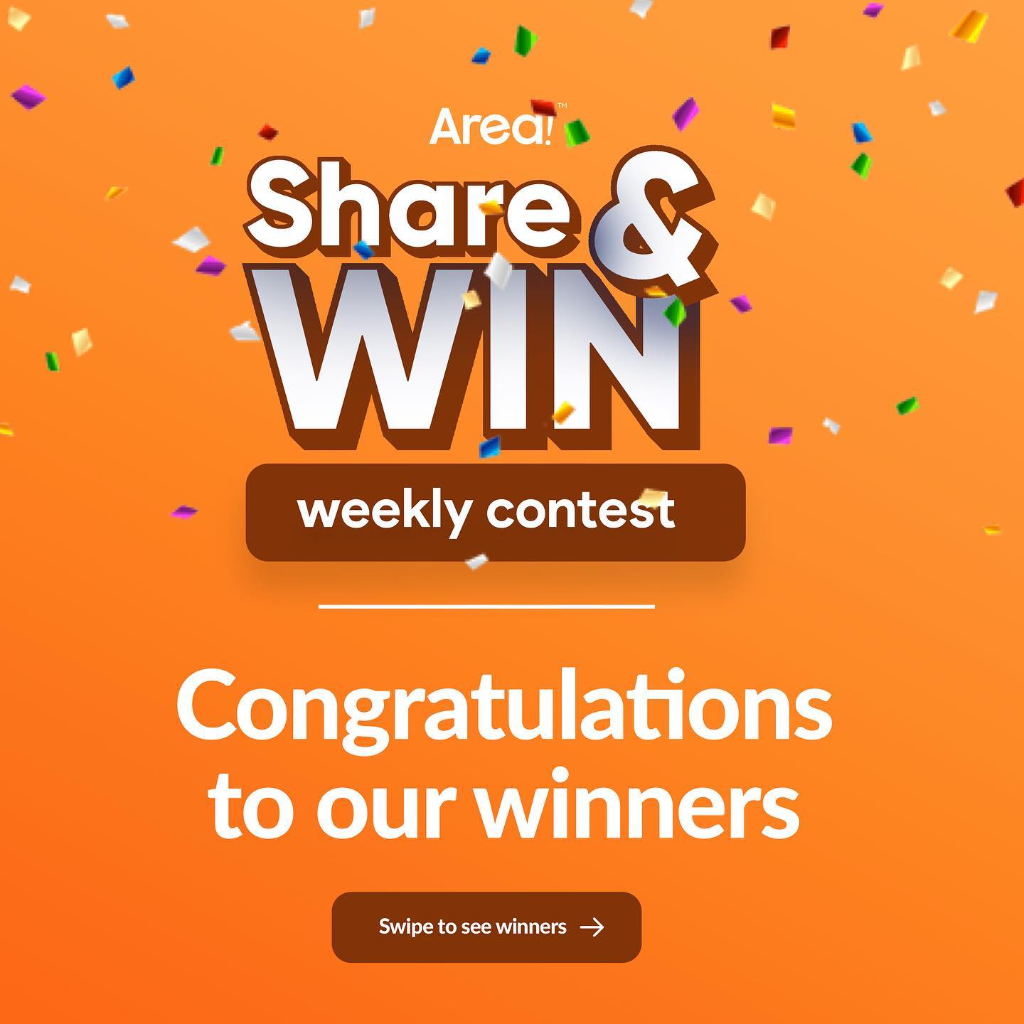 Area - Congratulations to our winners for last week’s... | Facebook
