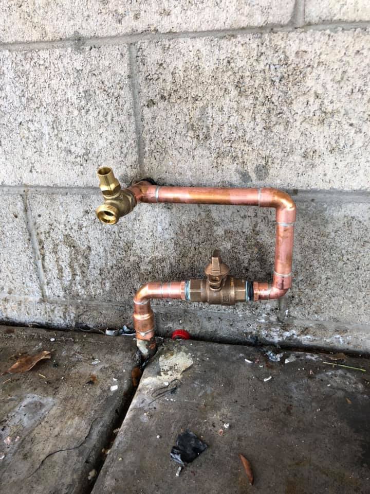 New main water riser on a... - Courtesy Plumbing of AZ, LLC