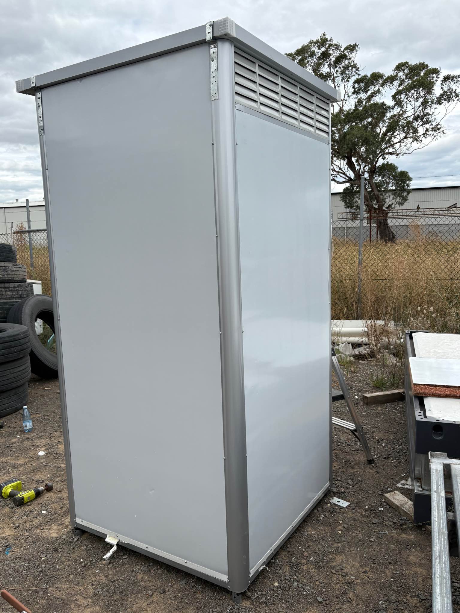Portable Toilet Shell – 1.1m x 1.1m • Made with 50mm insulated panels ...