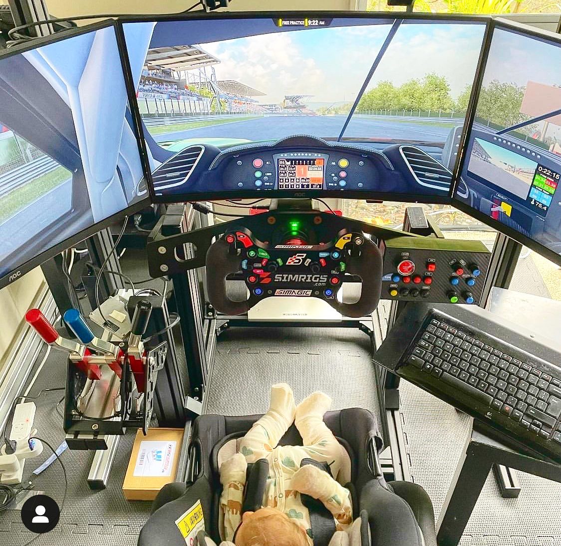 🏁 The best BabyCot for a baby 🥰 Use... - Sim racing Point