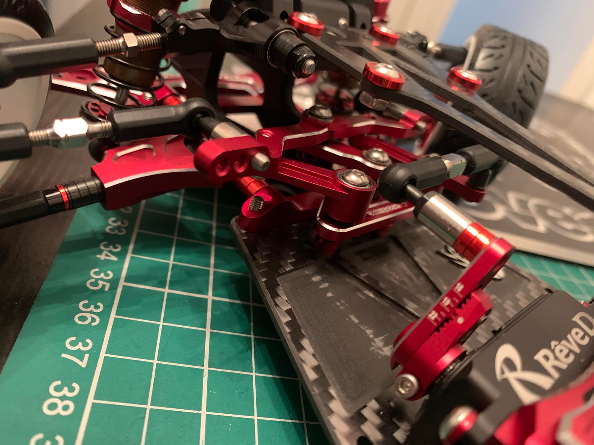 Chassis comparison: RDX vs Overdose Galm Ver 2 Anti