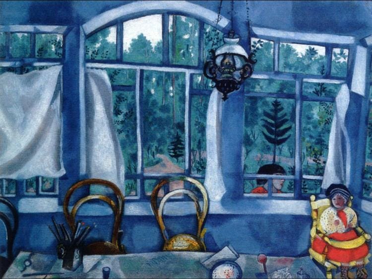 Marc Chagall Window over a Garden Date: c.1917; Saint Petersburg