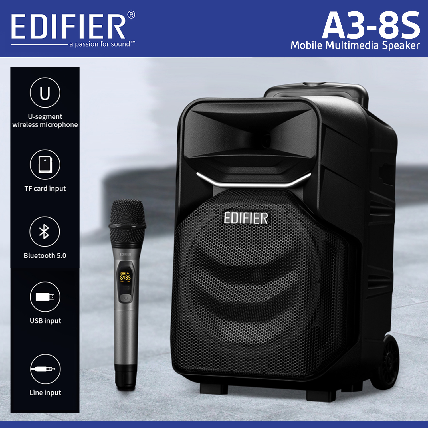 The A3-8S trolley speaker has... - Edifier Philippines | Facebook