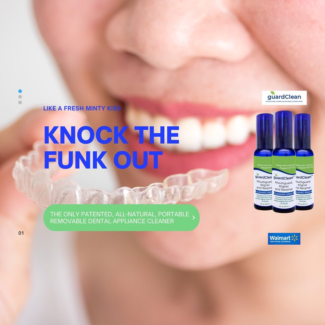GuardClean - All Natural Cleaner for Mouthguards, Aligners and Retainers
