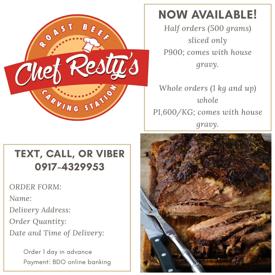 We heard you! By popular demand,... - Chef Resty's Roast Beef | Facebook