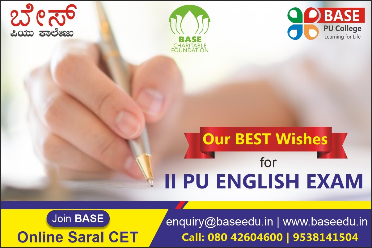 💐 Our BEST wishes II PU... - BASE PU College - Rajajinagar
