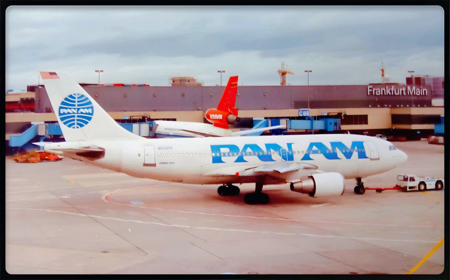Pan Am Airbus 310 Clipper Frankfurt at Frankfurt Main in 1988