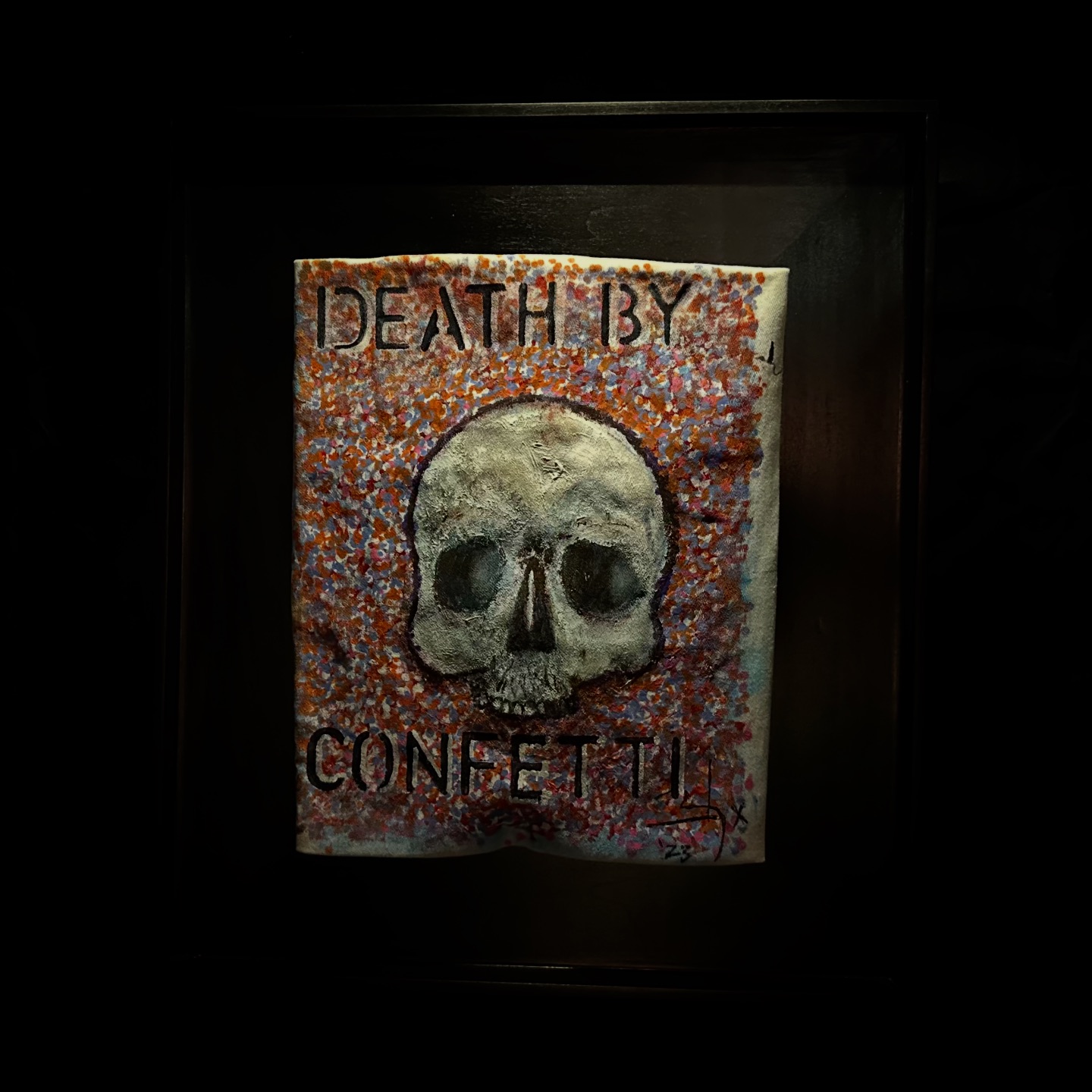 義雅 - 「death by confetti」 祝いの象徴である紙吹雪が積もり積もっ 