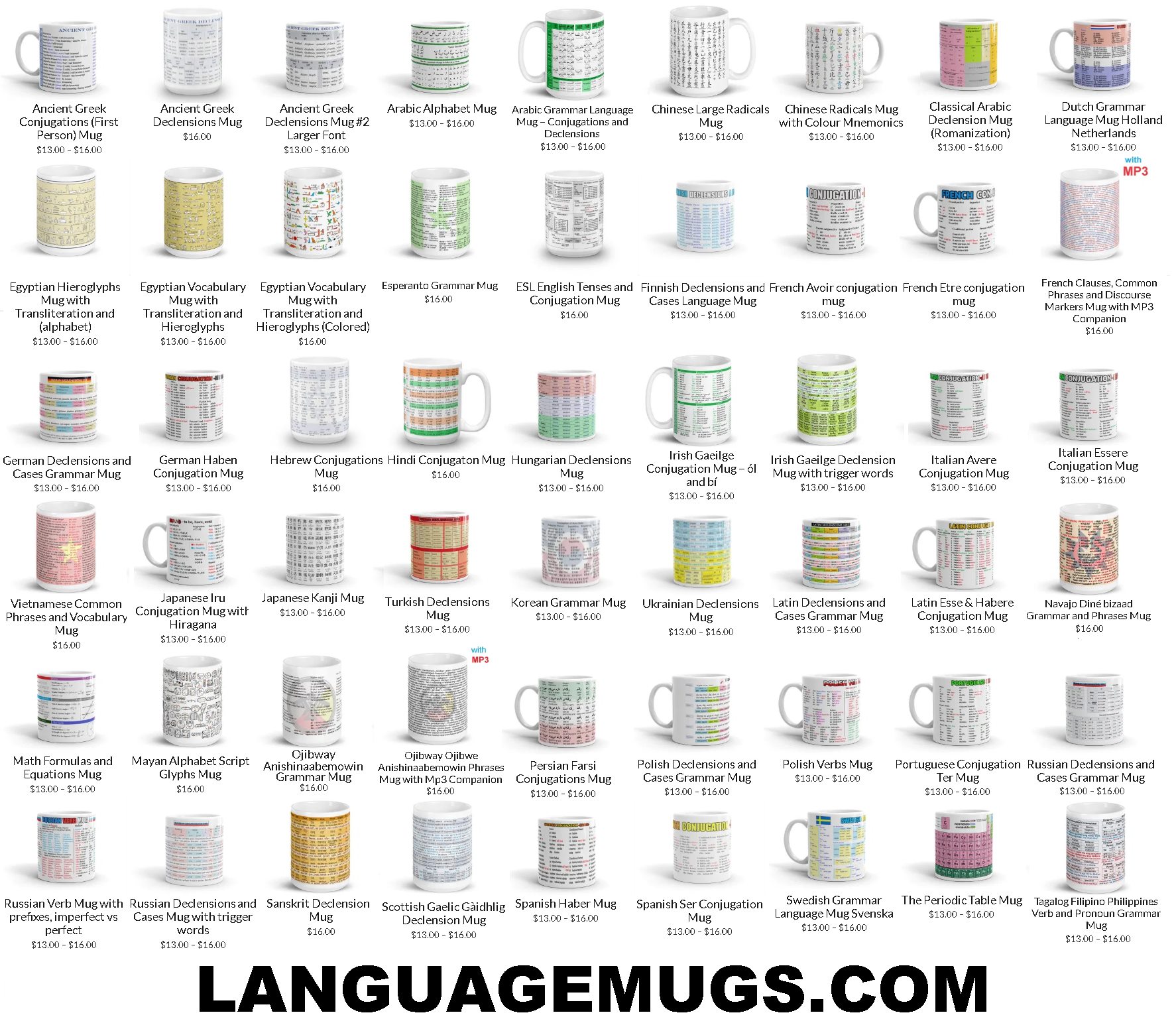 Language Mugs Com