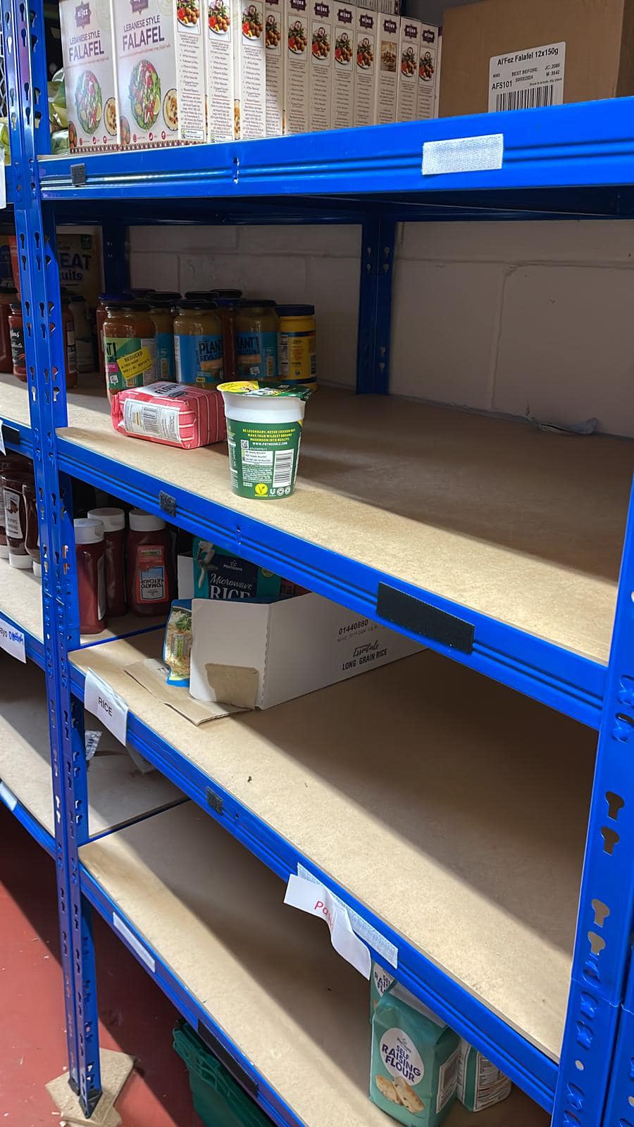 Our storage shelves 😟 - Springbank Community Group CiC | Facebook