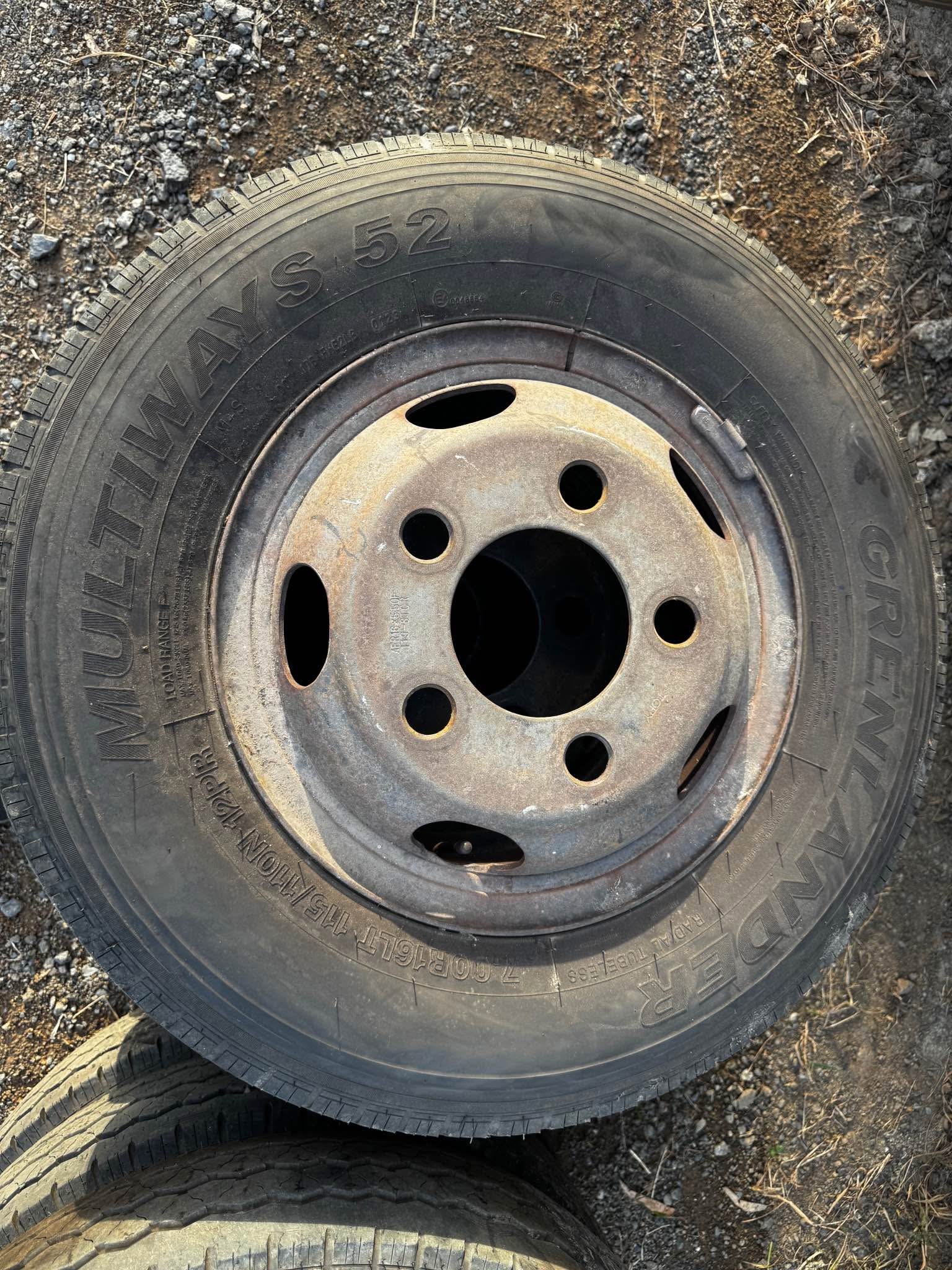 16 Inch Toyota Coaster Wheels and Tyres 7.00R16 LT - Car Wheels, Tires ...