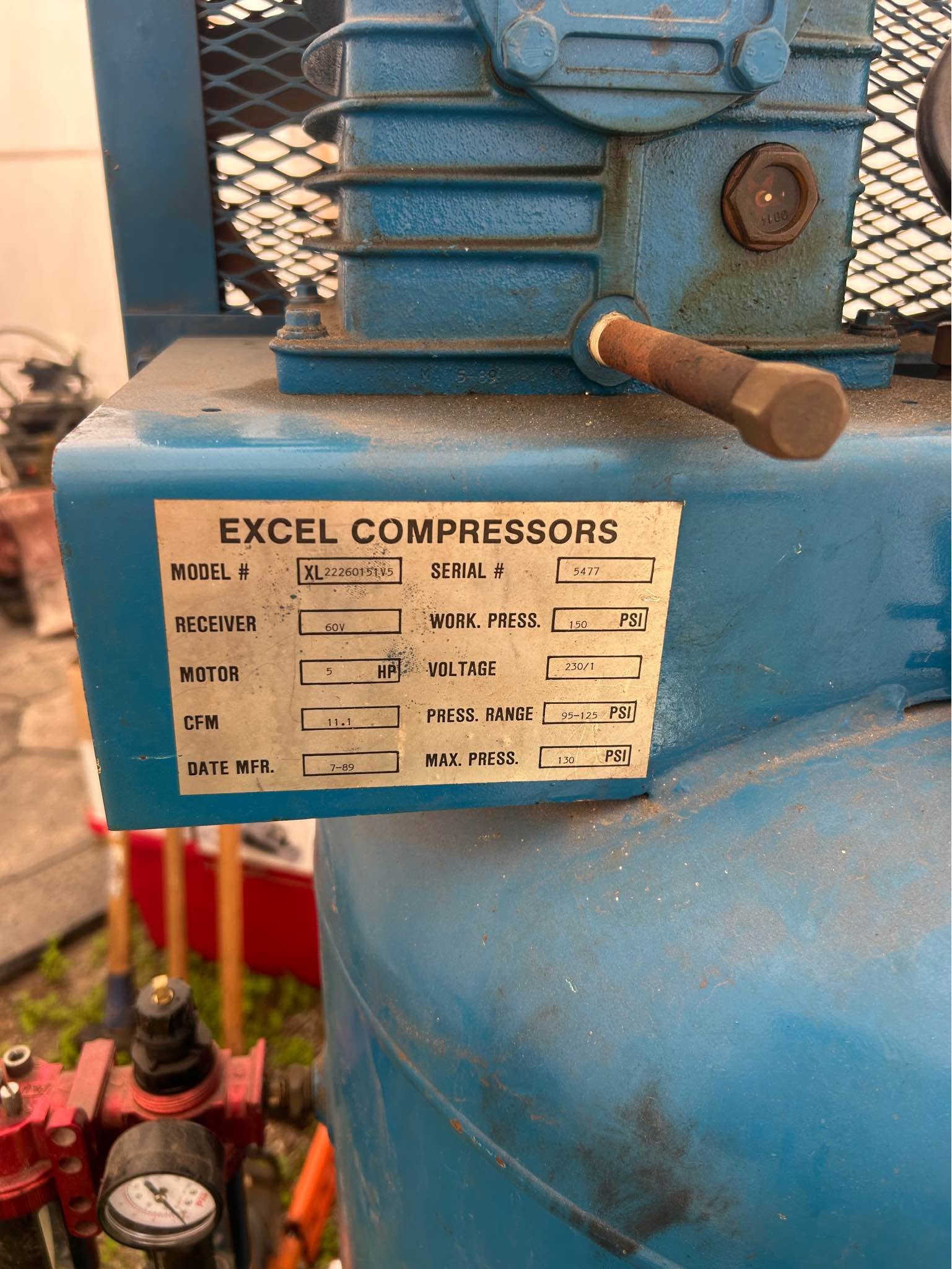 Excel 80 gallon 220v air compressor - Air Compressors - San Mateo ...