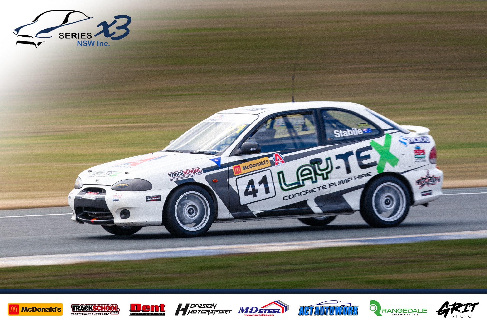 Series X3 NSW - Hyundai Excel Racing - James Stabile | Facebook