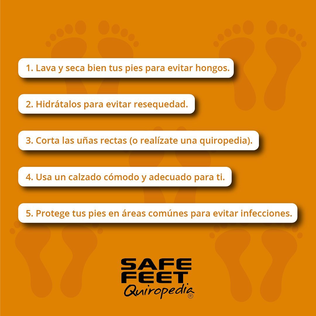 Sigue estos 🖐 consejos para... - Safe Feet Quiropedia