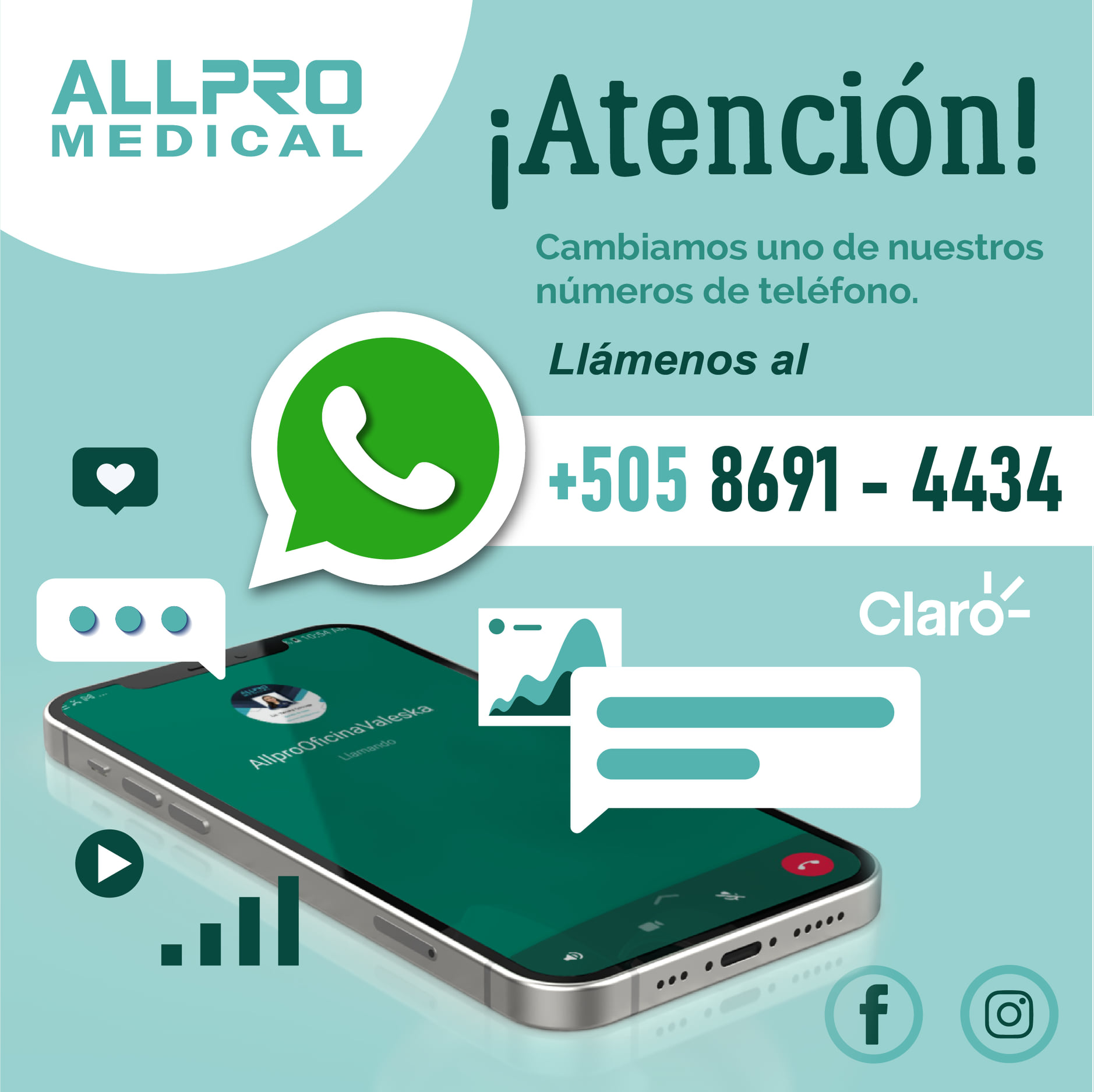 ALL PRO MEDICAL - 📌 ¡Atención! Cambiamos uno de nuestros...