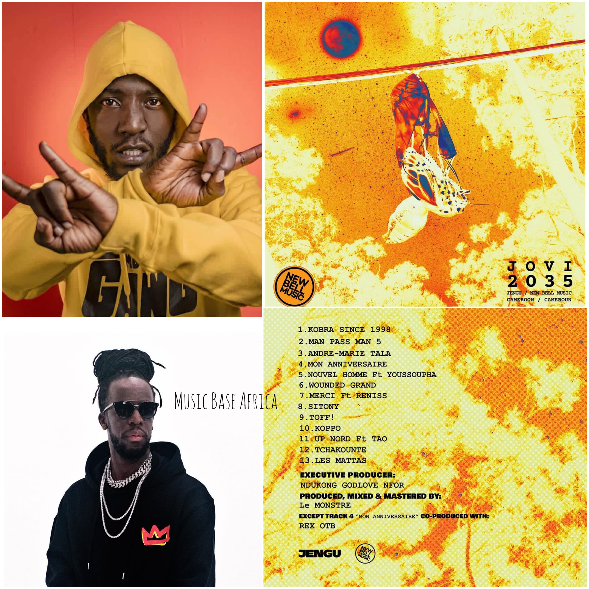 Music - Cameroonian rapper Jovi has unveiled the official cover art and ...