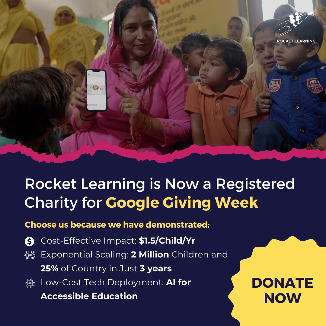 Rocket Learning - 📢 Dear #Googlers! Rocket Learning is... | Facebook